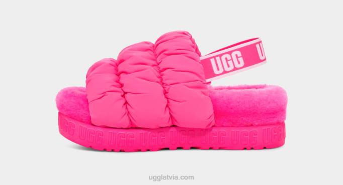 sievietes UGG scrunchita Z48J535 taffy rozā