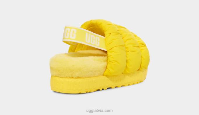 sievietes UGG scrunchita Z48J536 saulaini dzeltens