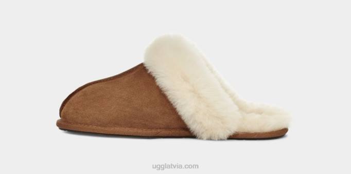sievietes UGG scuffette ii Z48J446 kastanis
