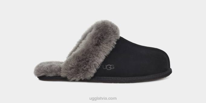 sievietes UGG scuffette ii Z48J447 melns/pelēks