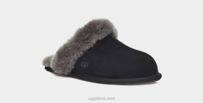 sievietes UGG scuffette ii Z48J447 melns/pelēks