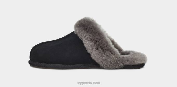 sievietes UGG scuffette ii Z48J447 melns/pelēks