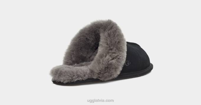 sievietes UGG scuffette ii Z48J447 melns/pelēks