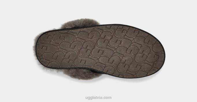 sievietes UGG scuffette ii Z48J447 melns/pelēks