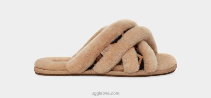 sievietes UGG scuffita plankumains Z48J41 dabisks