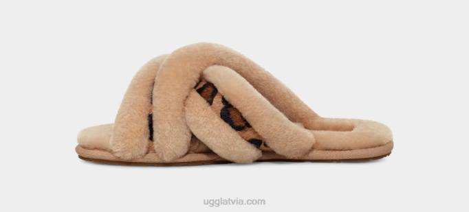 sievietes UGG scuffita plankumains Z48J41 dabisks