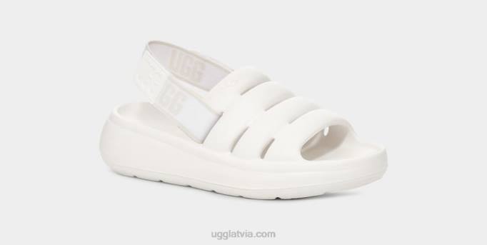 sievietes UGG sports yeah slide Z48J443 spilgti balts