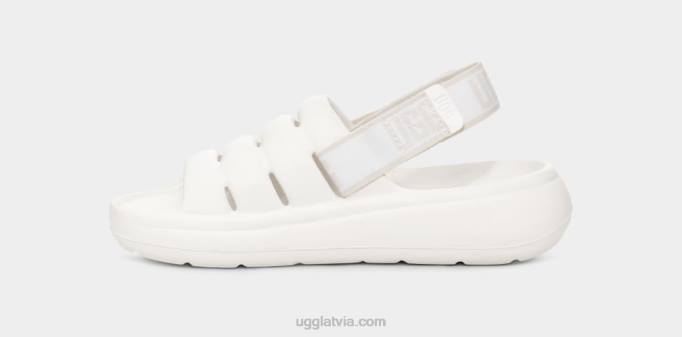 sievietes UGG sports yeah slide Z48J443 spilgti balts