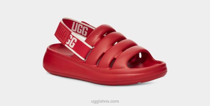 sievietes UGG sports yeah slide Z48J444 samba sarkana