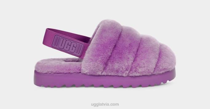 sievietes UGG super pūkaina čība Z48J802 purpursarkanas debesis