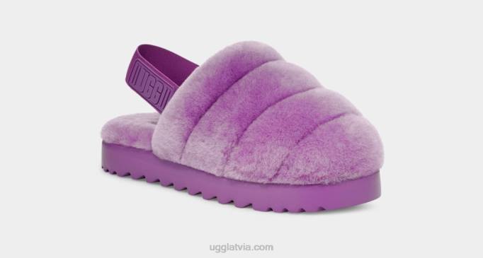 sievietes UGG super pūkaina čība Z48J802 purpursarkanas debesis