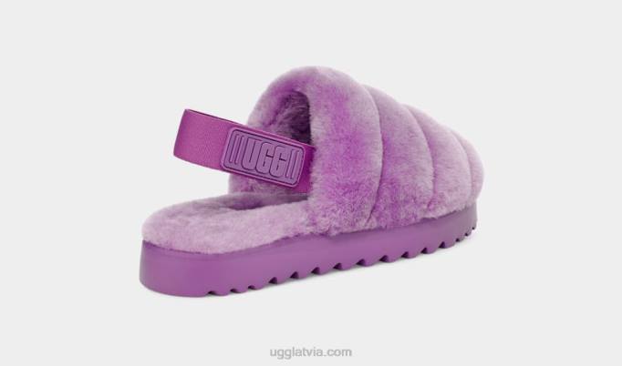 sievietes UGG super pūkaina čība Z48J802 purpursarkanas debesis