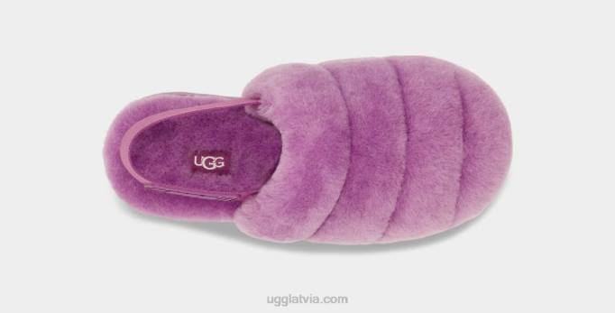 sievietes UGG super pūkaina čība Z48J802 purpursarkanas debesis