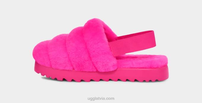 sievietes UGG super pūkaina čība Z48J803 taffy rozā