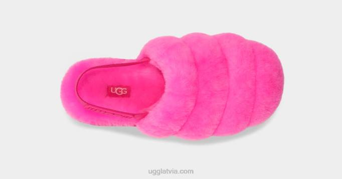 sievietes UGG super pūkaina čība Z48J803 taffy rozā