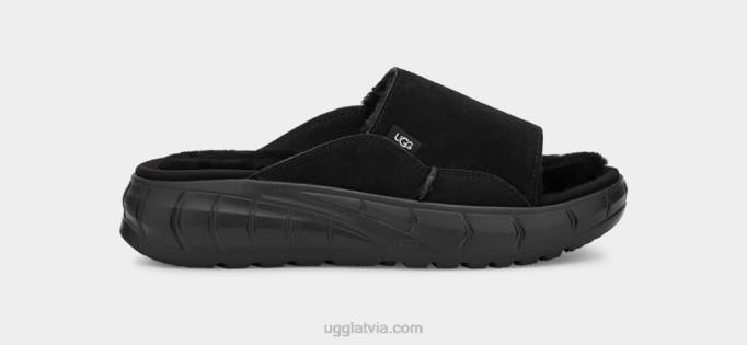 sievietes UGG westsider slide Z48J863 melna zamšāda