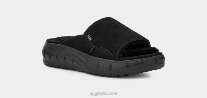 sievietes UGG westsider slide Z48J863 melna zamšāda
