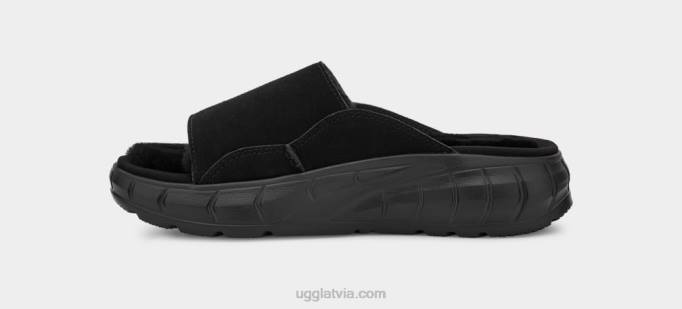 sievietes UGG westsider slide Z48J863 melna zamšāda