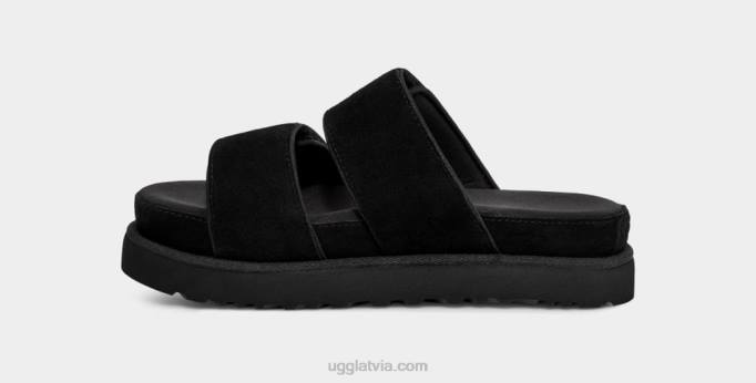 sievietes UGG zaļāks slaids Z48J824 melna zamšāda