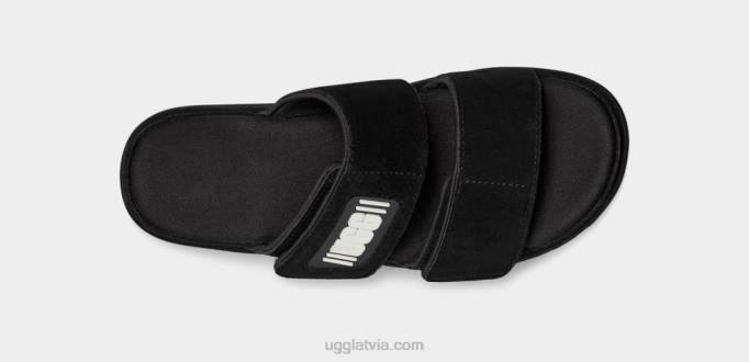 sievietes UGG zaļāks slaids Z48J824 melna zamšāda