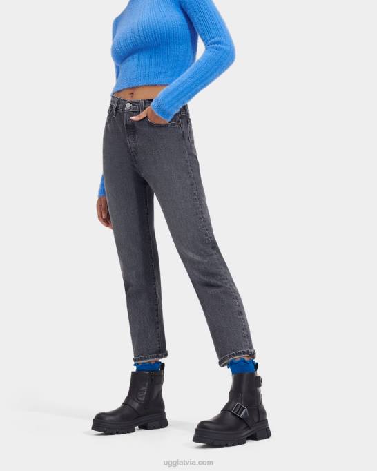 sievietes UGG Eštons īss Z48J661 melns