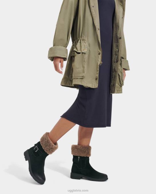 sievietes UGG Harisona aproce Z48J2044 melna zamšāda