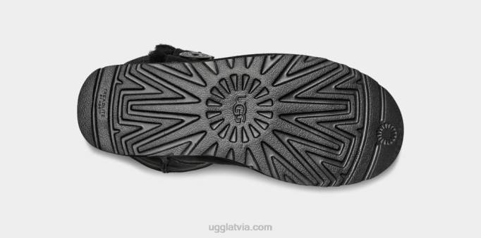 sievietes UGG bailey button triplet ii boot Z48J365 melns