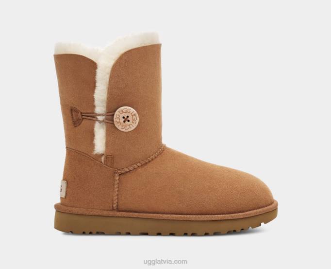 sievietes UGG bailey poga ii Z48J355 kastanis