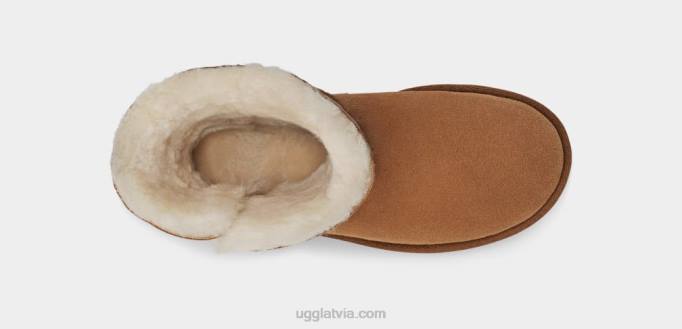 sievietes UGG bailey poga ii Z48J355 kastanis