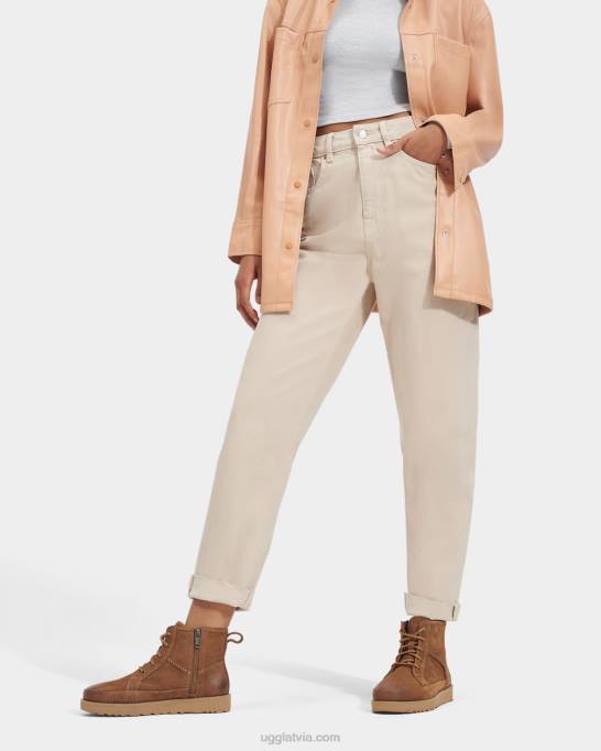 sievietes UGG dekonstruētas mežģīnes Z48J708 kastanis