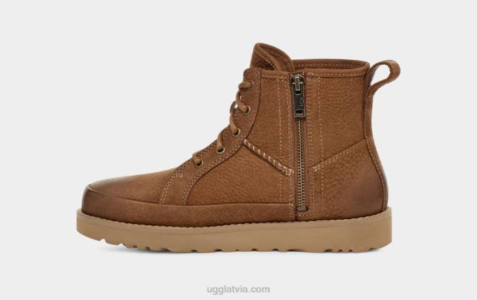 sievietes UGG dekonstruētas mežģīnes Z48J708 kastanis