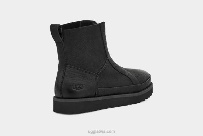 sievietes UGG dekonstruēts priekšējais rāvējslēdzējs Z48J691 melns