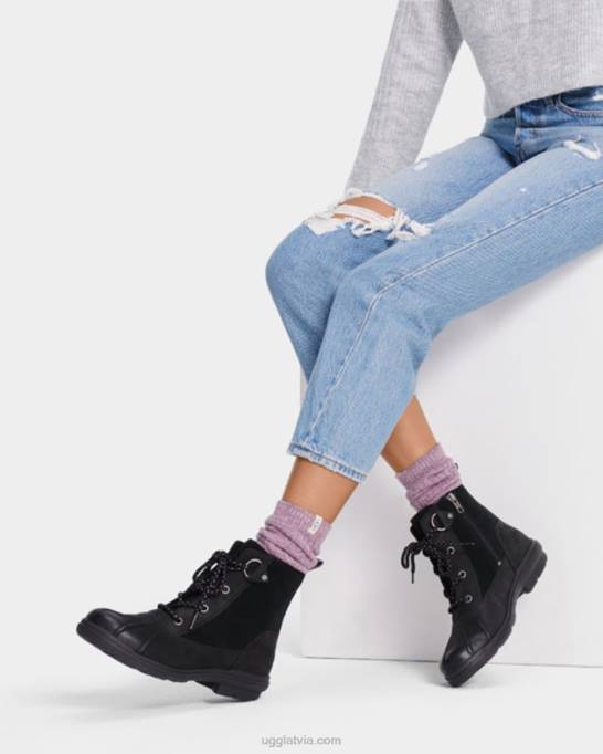 sievietes UGG habsburgas pīle Z48J735 melna āda