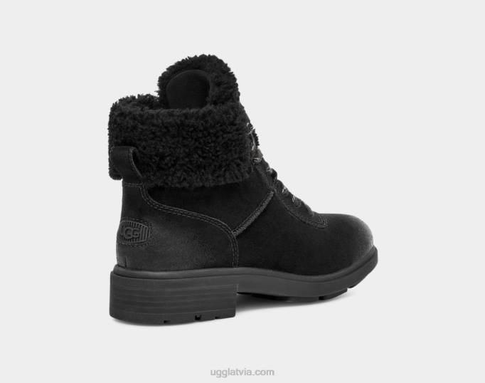 sievietes UGG harisons mājīgas mežģīnes Z48J662 melns
