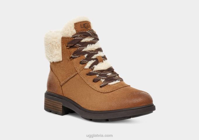 sievietes UGG harisons mājīgas mežģīnes Z48J663 kastanis