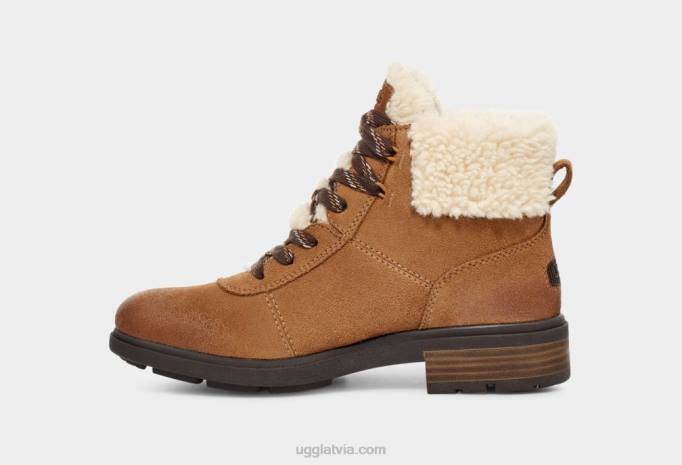 sievietes UGG harisons mājīgas mežģīnes Z48J663 kastanis