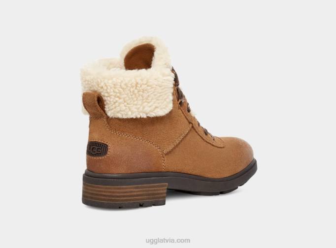 sievietes UGG harisons mājīgas mežģīnes Z48J663 kastanis