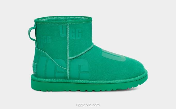 sievietes UGG klasiska mini izkliedes grafika Z48J49 smaragda zaļš