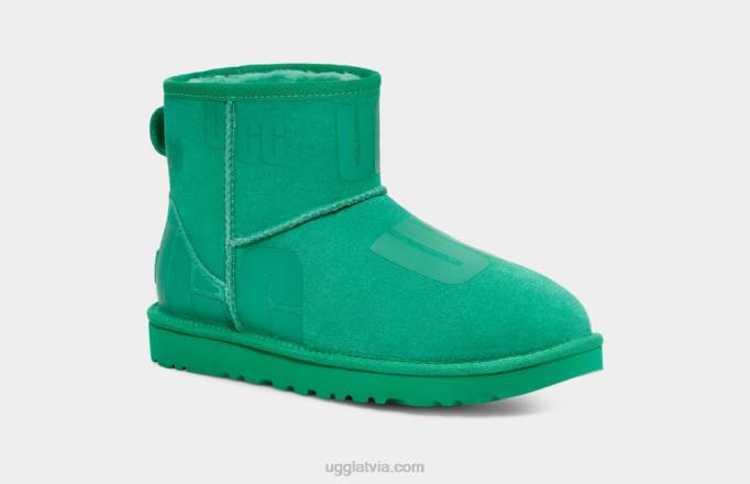 sievietes UGG klasiska mini izkliedes grafika Z48J49 smaragda zaļš