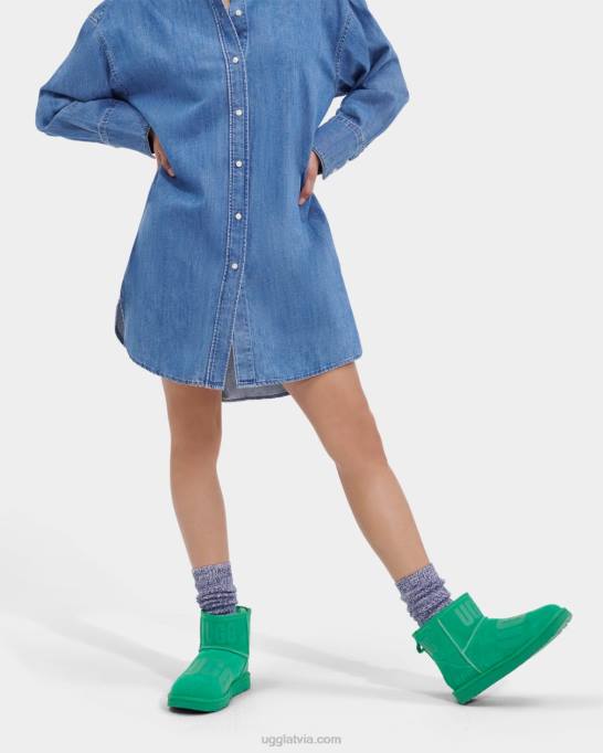 sievietes UGG klasiska mini izkliedes grafika Z48J49 smaragda zaļš