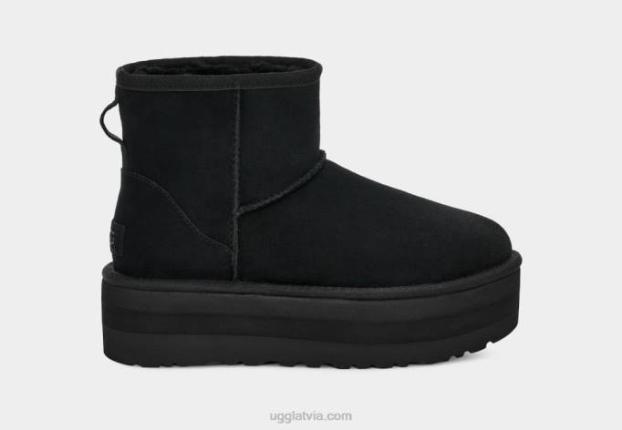sievietes UGG klasiska mini platforma Z48J347 melns