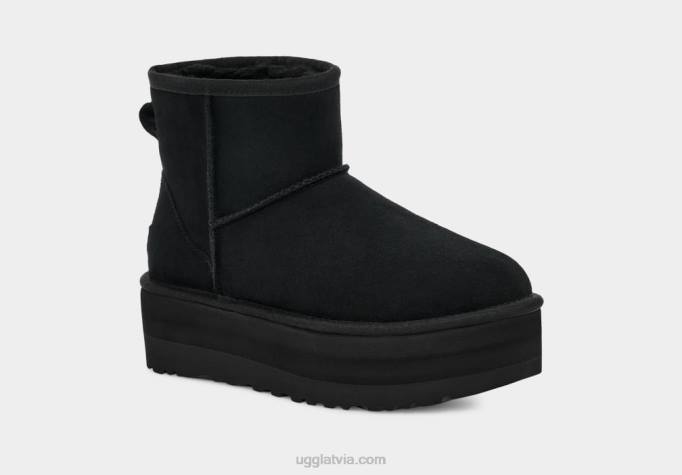 sievietes UGG klasiska mini platforma Z48J347 melns