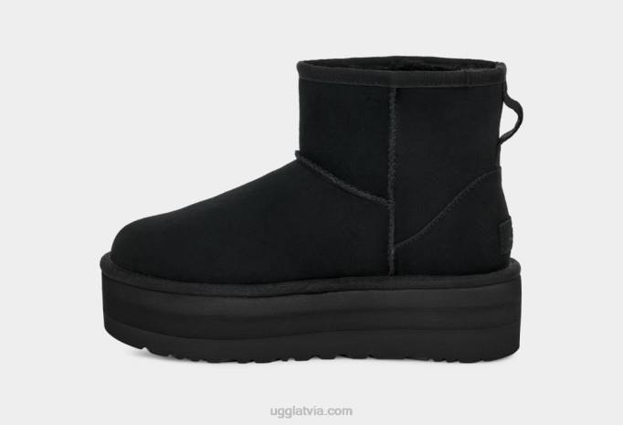 sievietes UGG klasiska mini platforma Z48J347 melns