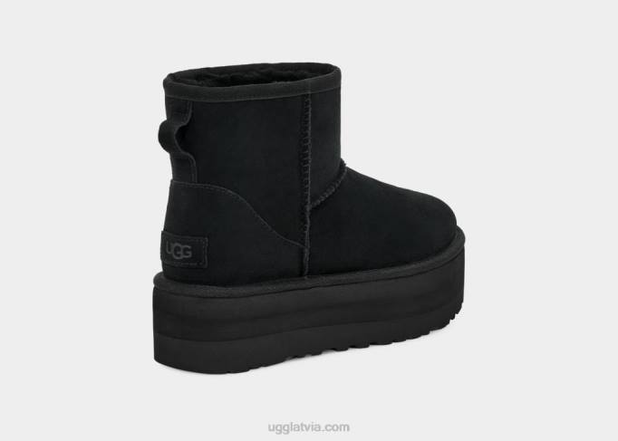 sievietes UGG klasiska mini platforma Z48J347 melns