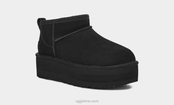 sievietes UGG klasiska ultra mini platforma Z48J589 melns