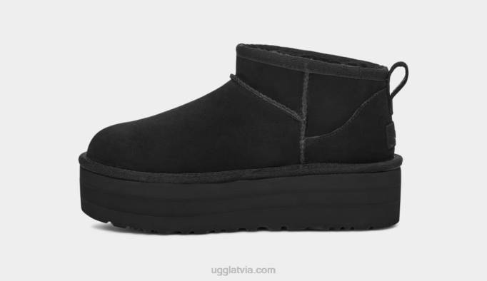 sievietes UGG klasiska ultra mini platforma Z48J589 melns
