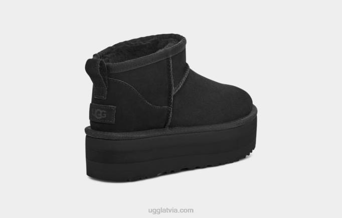 sievietes UGG klasiska ultra mini platforma Z48J589 melns