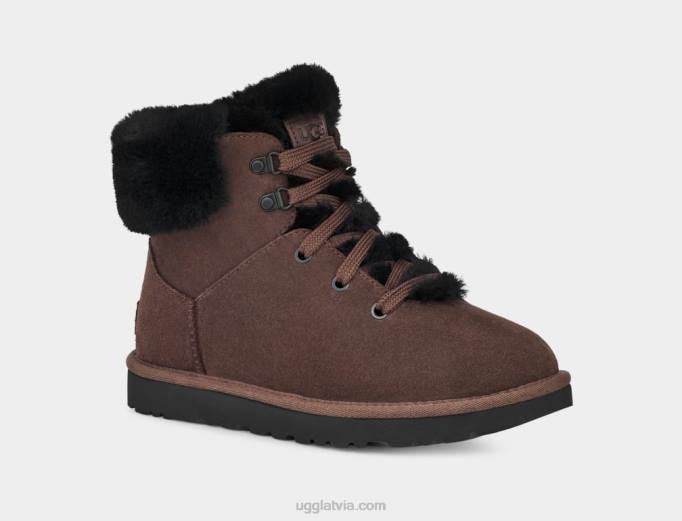 sievietes UGG klasiskas mini kalnu mežģīnes Z48J533 sadedzināts ciedrs