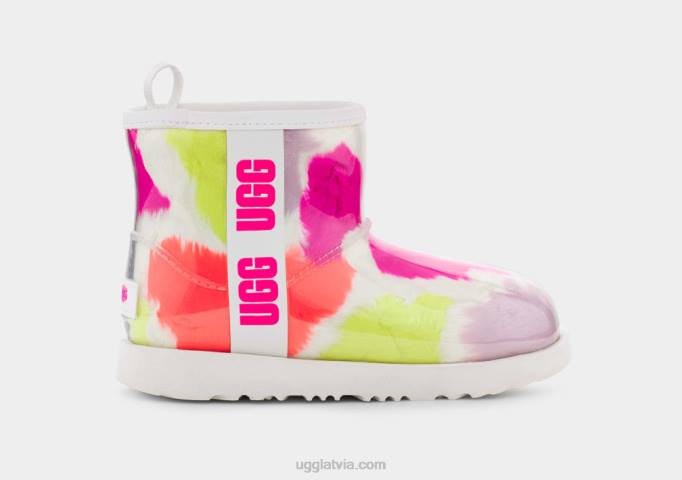 sievietes UGG klasiskas skaidras mini ballīšu vietas Z48J806 balts