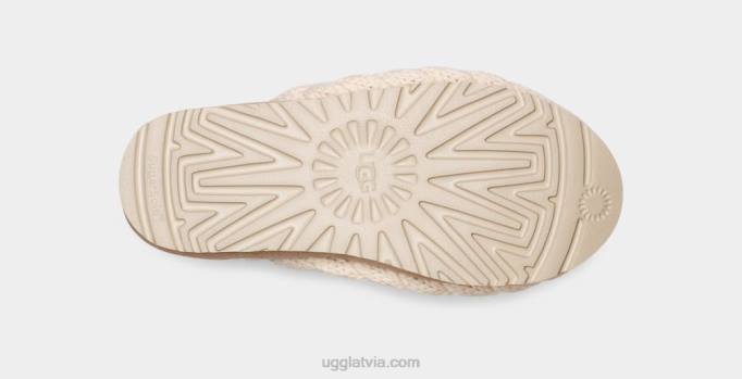 sievietes UGG klasiski augsti, kupli adīti zābaki Z48J760 dabisks